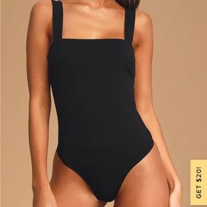 Lulu’s Basics Black Bodysuit